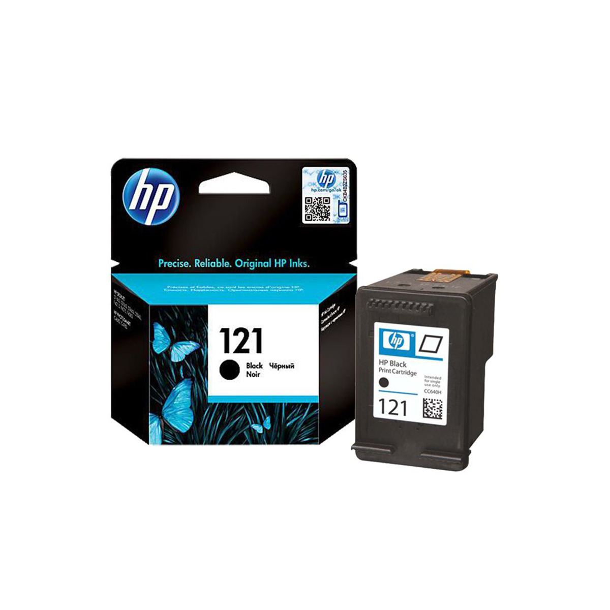 HP 121 Black Original Ink Cartridge
