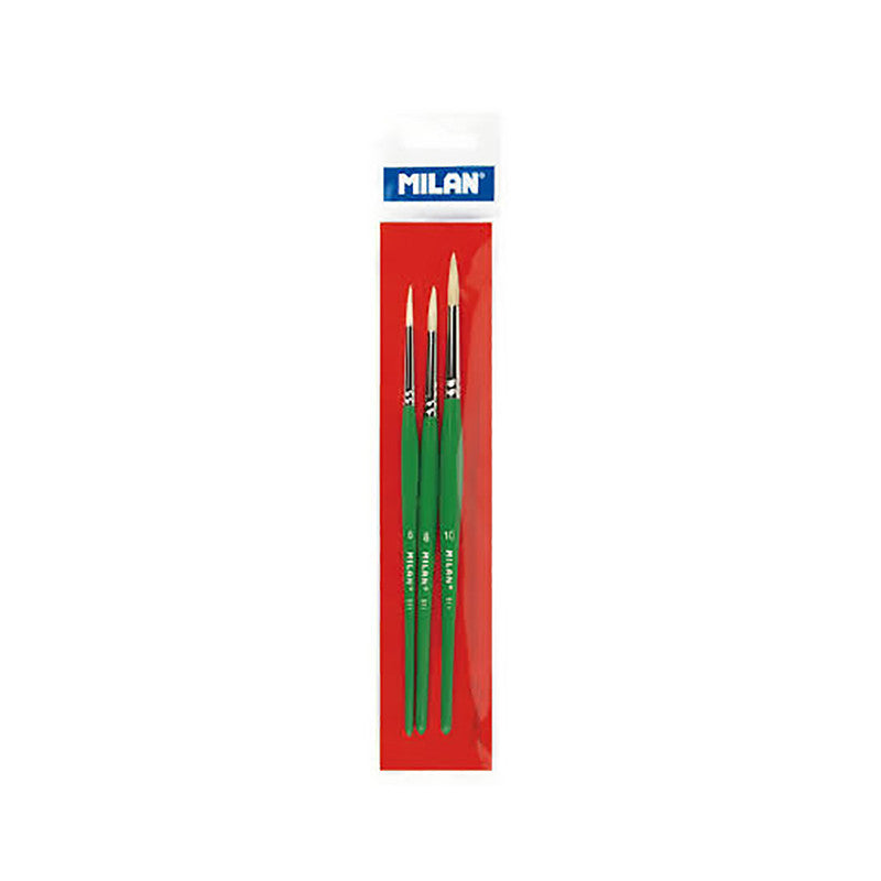 Milan Blister Brushes 511 (Set of 3) Bwm10024