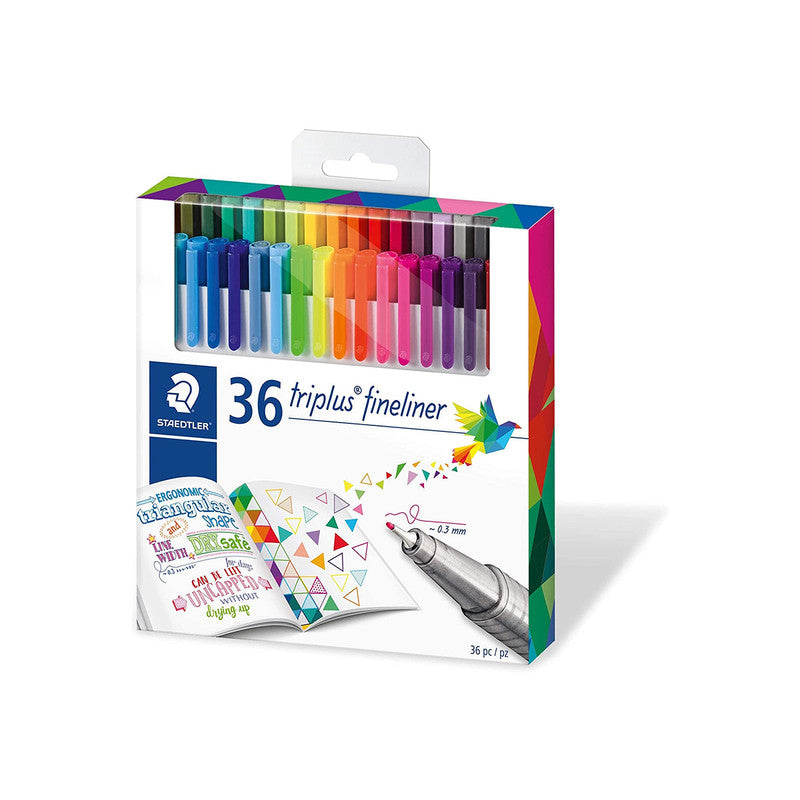 Staedtler Triplus Fineliner Pens (Set of 36)