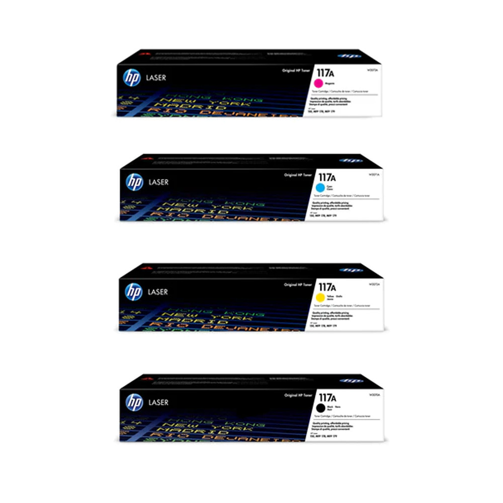 HP W2072 117A Toner Cartridge Set