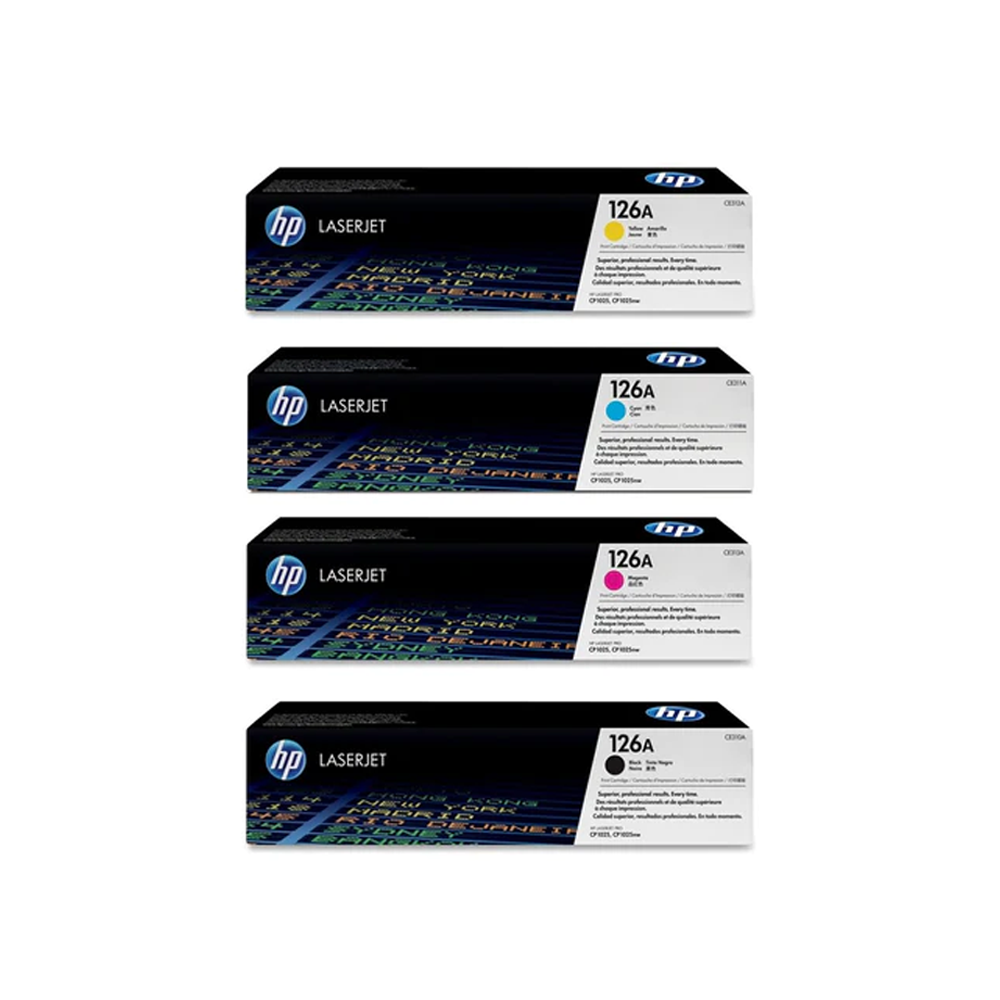 HP 126A Original LaserJet Toner Cartridge Set