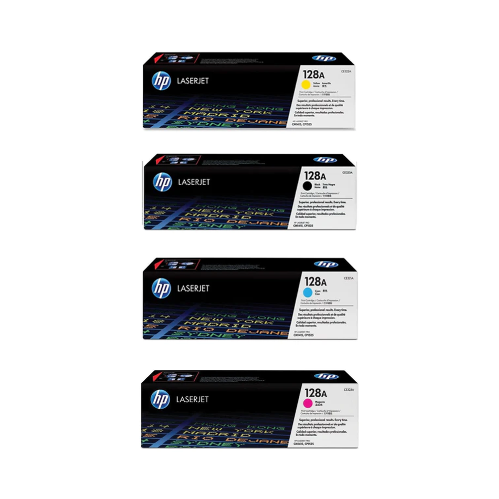 HP 128A Original LaserJet Toner Cartridge Set