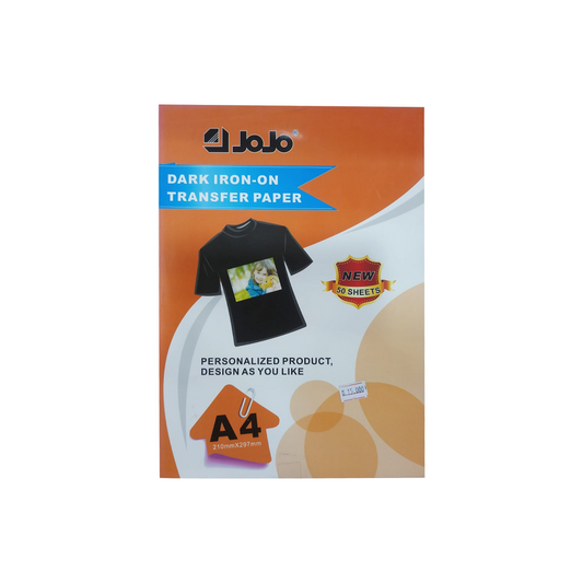 Dark Iron On T-Shirt Transfer Paper A4