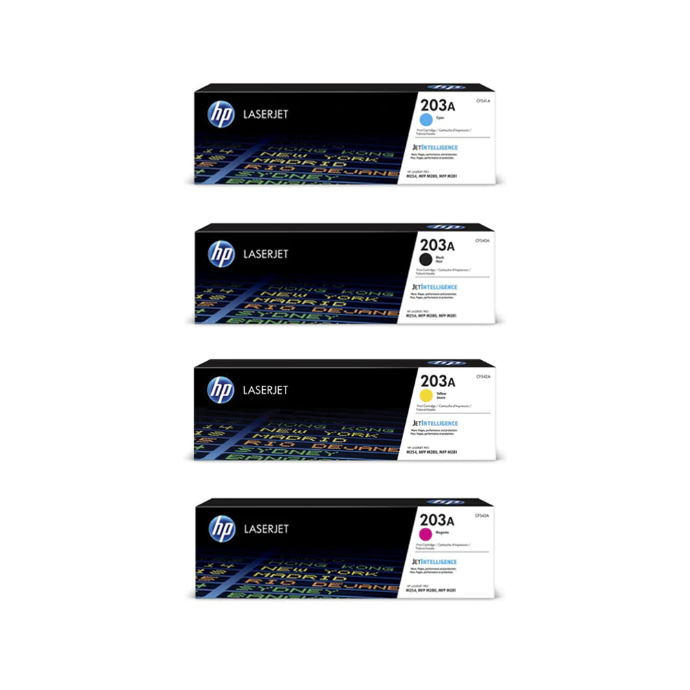HP 203A Original LaserJet Toner Cartridge Set