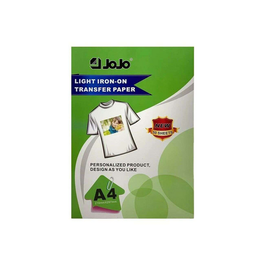 Light Iron On T-Shirt Transfer Paper A4