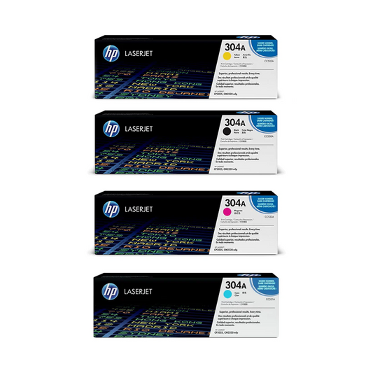 HP 304A Laser Jet Toner CC532A Set