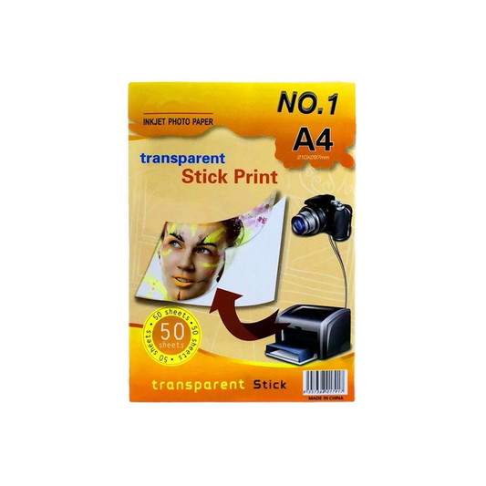 ورق طباعة A4 شفاف