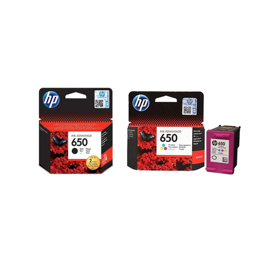 HP 650 Original Ink Advantage Cartridge Set