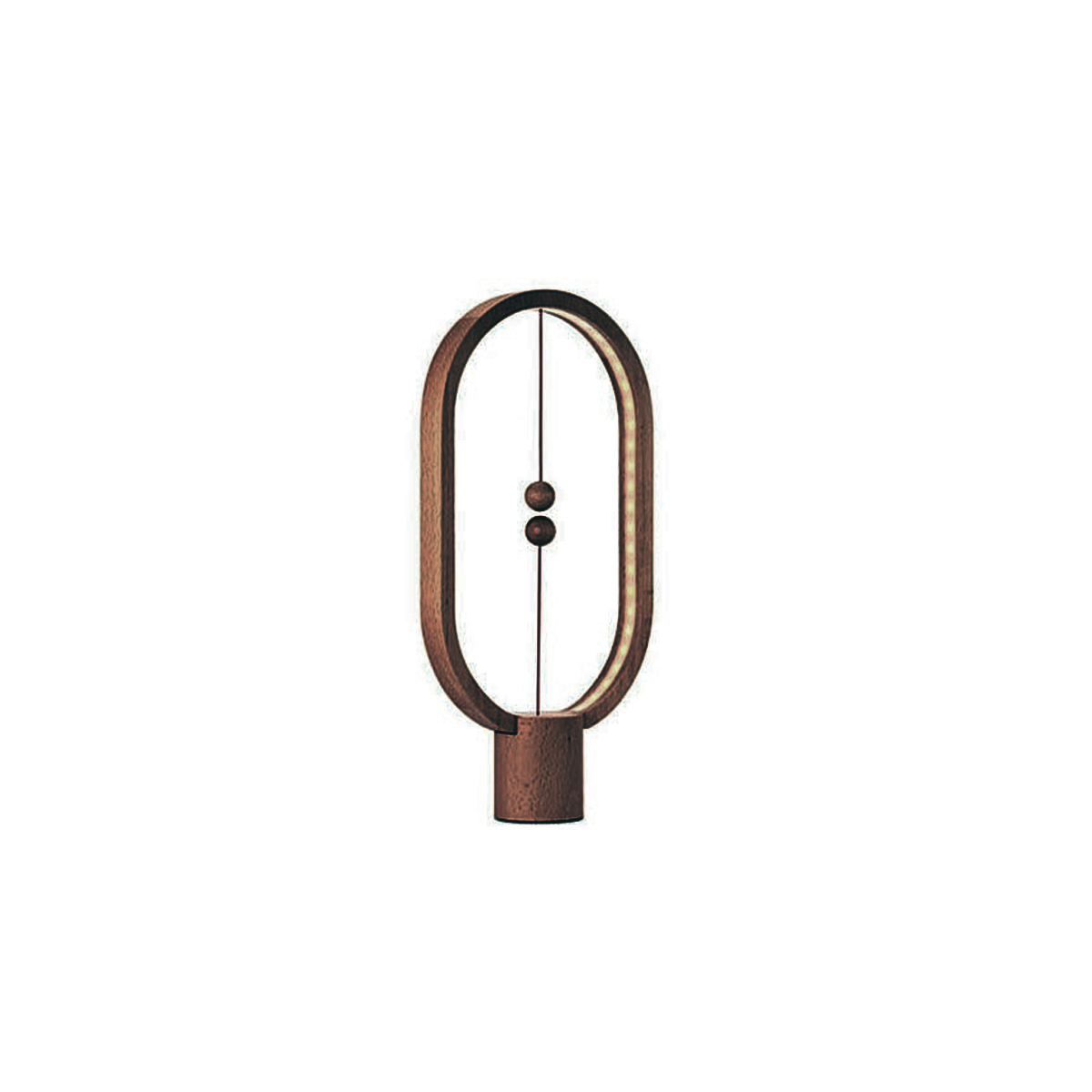 Allocacoc Heng Balance Ellipse Lamp (Dark wood)