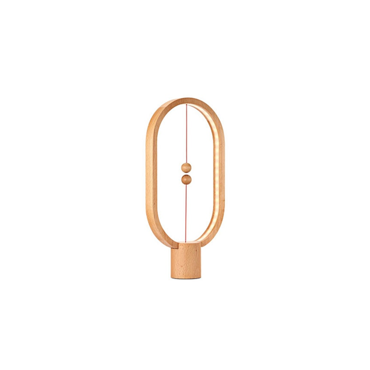 Allocacoc Heng Balance Ellipse Lamp (Light wood)