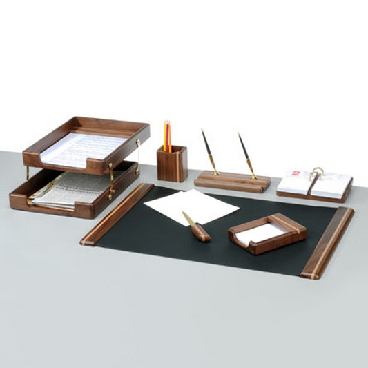 Bestar Desk Set Wooden Walnut (7 items) 7239WDN