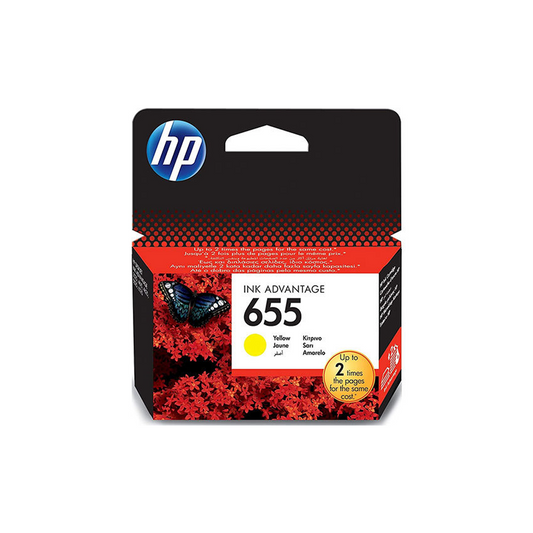 HP 655 Yellow Ink Cartridge