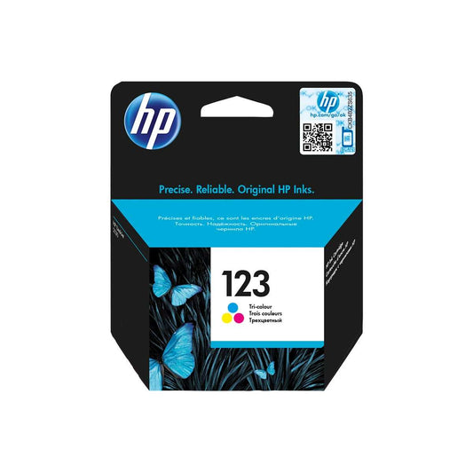 HP 123 Tri color Original Ink Advantage Cartridge