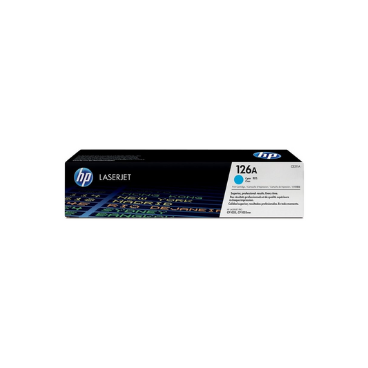 HP 126A Cyan Original LaserJet Toner Cartridge