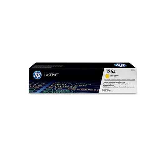 HP 126A Yellow Original LaserJet Toner Cartridge