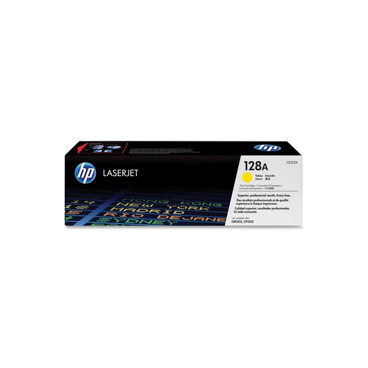 HP 128A Yellow Original LaserJet Toner Cartridge