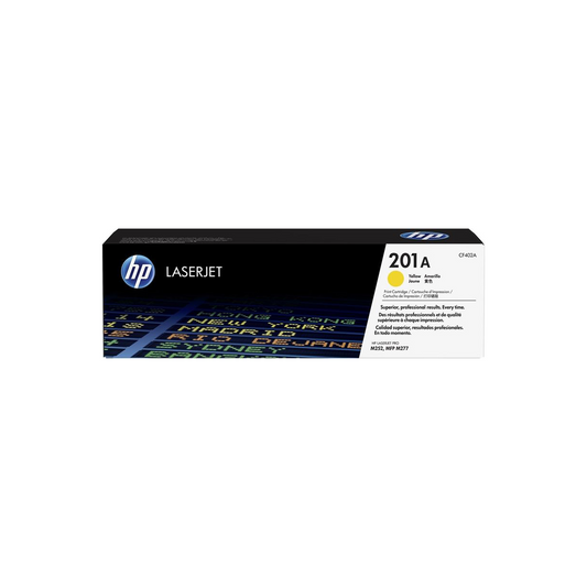 HP CF402A 201A Yellow Original LaserJet Toner Cartridge