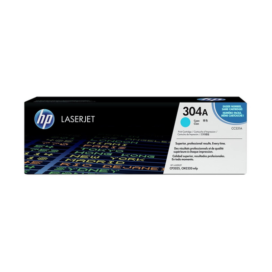 HP 304A Laser Jet Toner CC531A Cyan