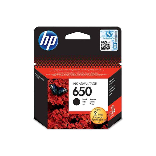HP 650 Black Original Ink Advantage Cartridge