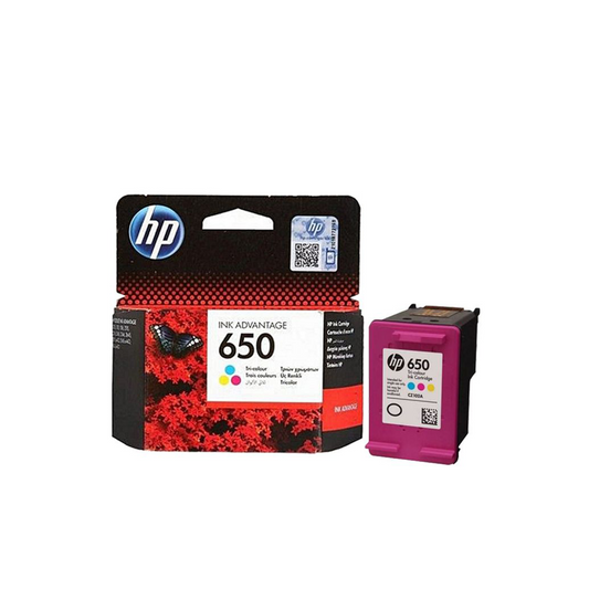 HP 650 Tri-color Original Ink Advantage Cartridge
