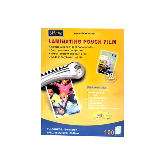 Maha Laminating Pouch (154*216 mm) A5