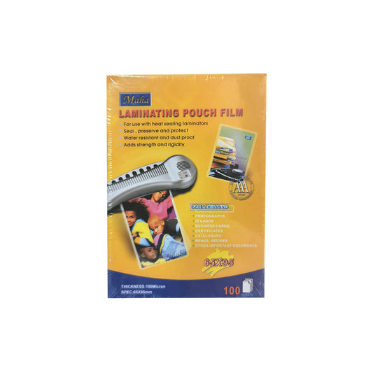 Maha Laminating Pouch (65*95 mm)
