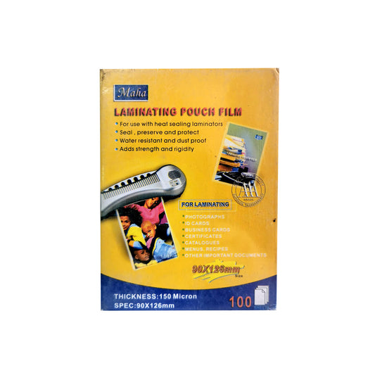 Maha Laminating Pouch (90*126 mm)