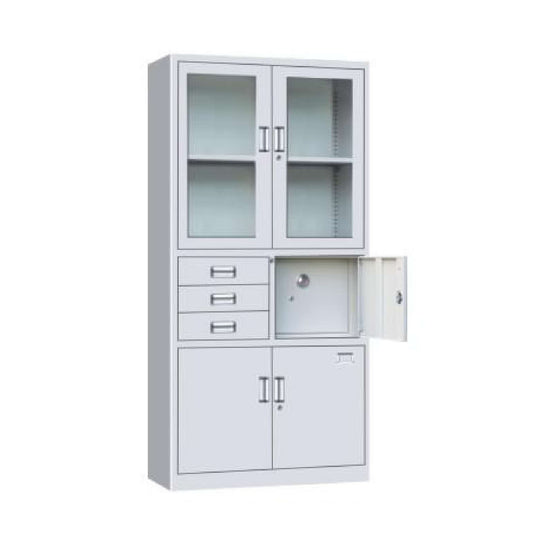 Metal File Cabinet (2 Doors, 3 Drawers)