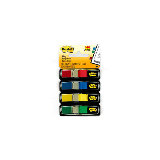 أعلام Post-It أربعة ألوان 0.47؟ * 1.7؟ 683-4