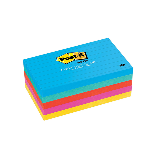 Post-It Ultra Colors 3 "* 5" 655-5Uc