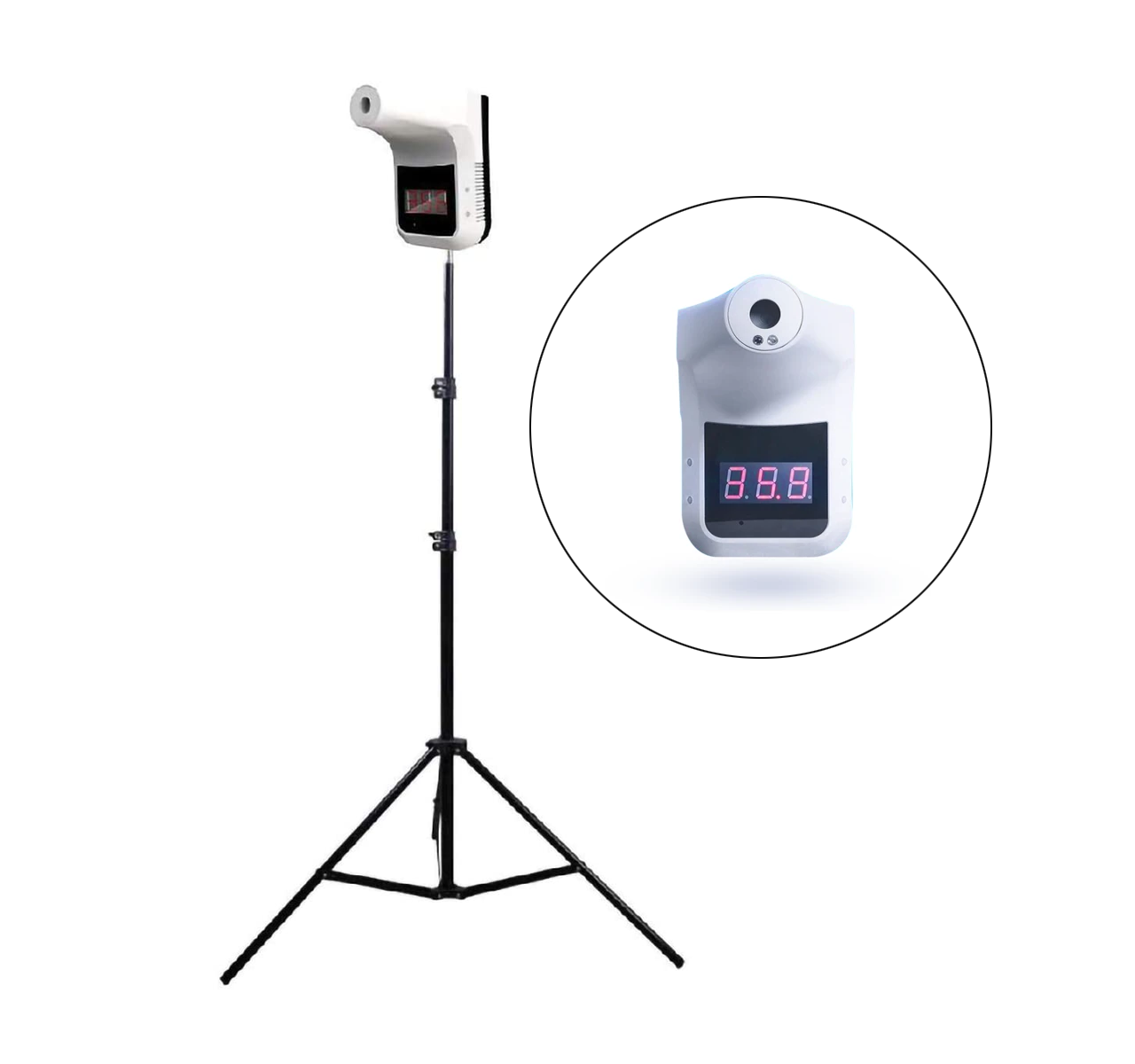 Digital thermometer with stand